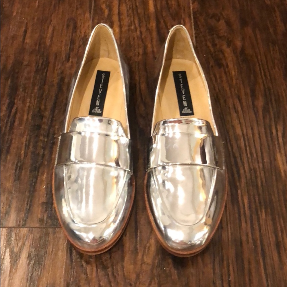 Metallic Steven by Steve Madden Loafers